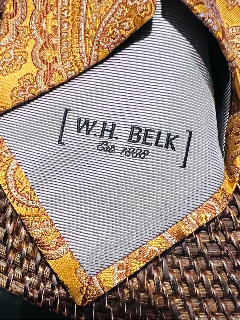 W.H. Belk Silk Tie